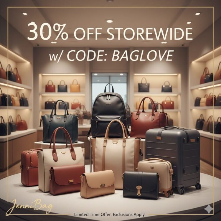 30% Off Storewide at JenniBag w/Code