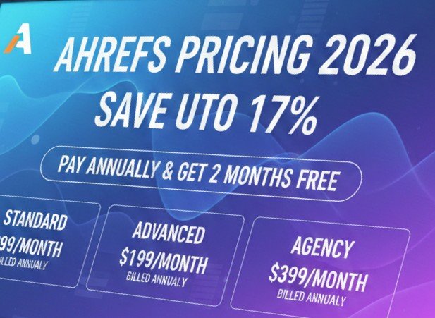 Ahrefs Pricing 2026: Save Up to 17% (Pay Annually & Get 2 Months Free)